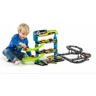 MOLTO Parkhaus 3 Etagen Plus Gleise Mit 5 Autos 59x55x33 Cm - Multicolor - One Size