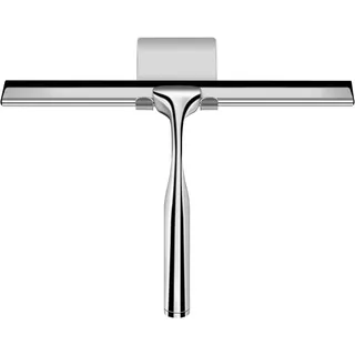 Ponsey Duschabzieher Fensterabzieher Edelstahl Abzieher Dusche Zoll Duschwischer mit Wandaufhänger 10 Inches-Silber