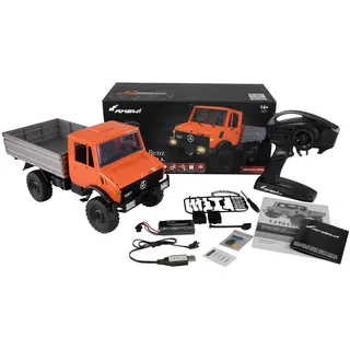 AMEWI Modell-LKW Unimog Advanced 4CH RTR orange (22630)