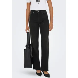 Only High-waist-Jeans ONLY "ONLJUICY-WAUW HW WIDE DNM GUA006 NOOS", Damen, Gr.