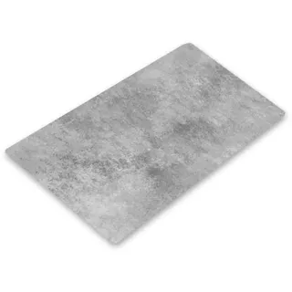 Ceranfeldabdeckung 30x52cm Herdabdeckplatten Induktion Herdschutz Deko Glasplatte Schneidebrett Sicherheitsglas Spritzschutz 1848 (Betonoptik)