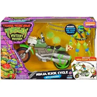 Teenage Mutant Ninja Turtles - Drive N Kick Cycle W/Figure