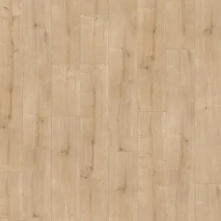 Laminatboden Basic 200 Eiche 7 mm Landhausdiele mit V-Fuge Geschliffen