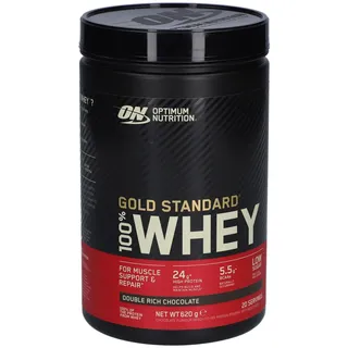 Gold Standard 100% Whey Double Rich Chocolate Pulver 620 g
