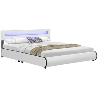 Juskys Sevilla 180 x 200 cm weiß