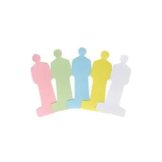 Moderationskarten farbsortiert 9,5 x 19,5 cm, 120 St.