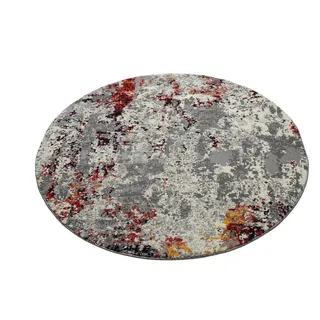 Novel Webteppich , Multicolor , Textil , Vintage , rund , Oeko-Tex® Standard 100 , für Fußbodenheizung geeignet, rutschfest, in verschiedenen Größen erhältlich, für Hausstauballergiker geeignet, antistatisch, pflegeleicht, strapazierfähig, reißfest , Teppiche und Böden, Teppiche, Runde Teppiche