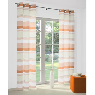 Wirth Vorhang »Novara« Ösen 1 Stk. tlg., orange