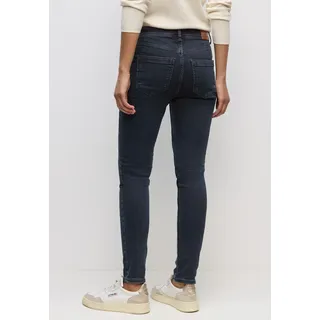 STREET ONE Damen, 3716412 Slim Fit Jeans, blue black washed, 30W x 30L