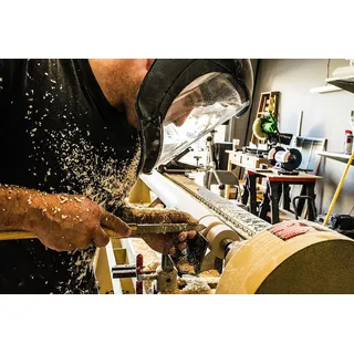 Italienische Möbel Holz 2tlg Luxus Schminktisch Hocker Barock Schlafzimmer Möbel - Braun