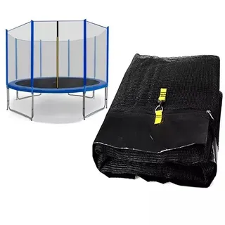Spartan: Schutznetz für Trampolin, 305 cm - 4 Beine, 8 Stangen