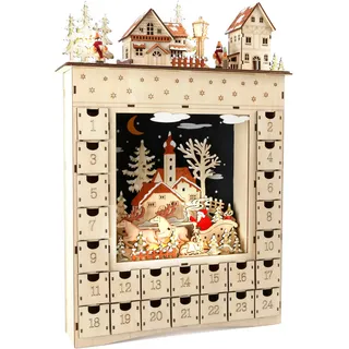 Small Foot Company Small foot 10215 Adventskalender Wintertraum mit Beleuchtung