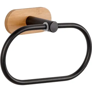 Wenko Orea Handtuchring schwarz