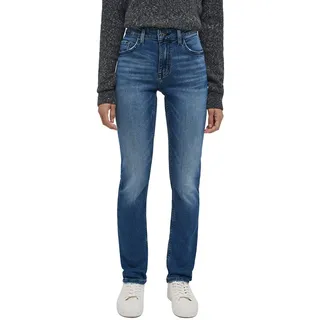 MUSTANG Damen Comfort Fit Style Rebecca Jeans, Blau (Medium Bleach 312), 33W / 32L EU