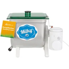 Milky Buttermaschine FJ10 - Hochwertiger Butter Maker elektrisch - Butterschleuder für Rahm - Buttermaschine elektro mit einstellbaren Geschwindigkeitsstufen