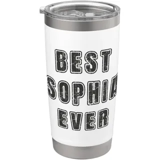 Die beliebtesten Geburtsnamen von Sophia aller Zeiten, personalisiert für Sophia Doppelwandiger Edelstahl-Thermobecher
