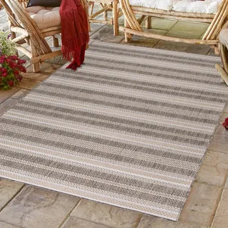 Sunny Faye teppich indoor/outdoor rechteckig 240x340cm beige - Beige