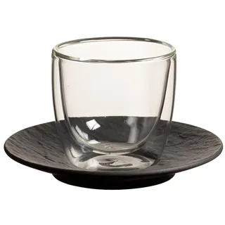 Villeroy & Boch Espressoglas mit Untertasse 0,06 l Transparent 2 St.