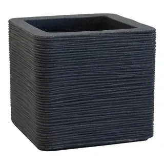 Dehner Rille 20 x 20 x 20 cm Anthrazit