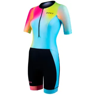 Zone3 Activate+ Kurzarm-trisuit - Neon / Black - L