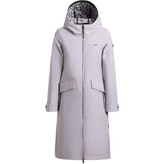 Kurzmantel KHUJO "Kurzmantel Femke2", Damen, Gr. L, lila (summer lila), Obermaterial: 100% Polyester PES., Mäntel Kurzmantel