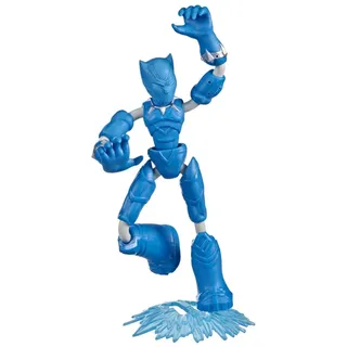 Hasbro Marvel Avengers Bend and Flex Missions Black Panther EIS-Mission, 15 cm große biegbare Figur für Kinder ab 4 Jahren, F4015, Multi, One Size