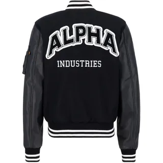 Alpha Industries Collegejacke »PU College Jacket Light«, schwarz