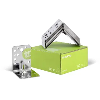 GAH Alberts Alberts Winkelverbinder mit Sicke 90x90x65mm mit CE?Nein Edelstahl blk