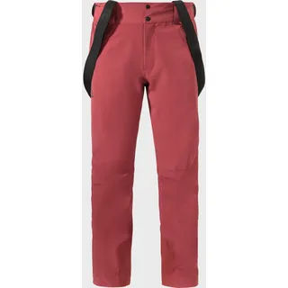 Latzhose SCHÖFFEL "Ski Pants Pontresina M", Herren, Gr. 48, Normalgrößen, rot (2925, rot), Oberstoff : Aussenseite: 85% Nylon 15% Elasthan (Membran: Polyurethan) Futter : 84% Nylon 16% Elasthan, Hosen Latzhose