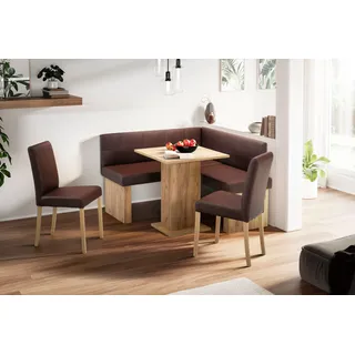 massivline & more Eckbank »Anna 2«, Schenkel gleichschenkelig 130 cm