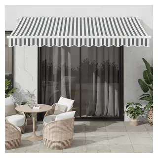 vidaXL Markise Manuell 350 x 250 cm anthrazit