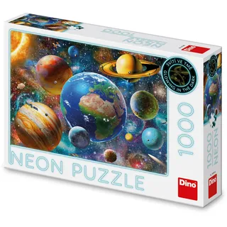 DINO Leuchtpuzzle Planeten 1000 Teile