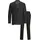 JACK JONES Plus Size Anzug Black 62