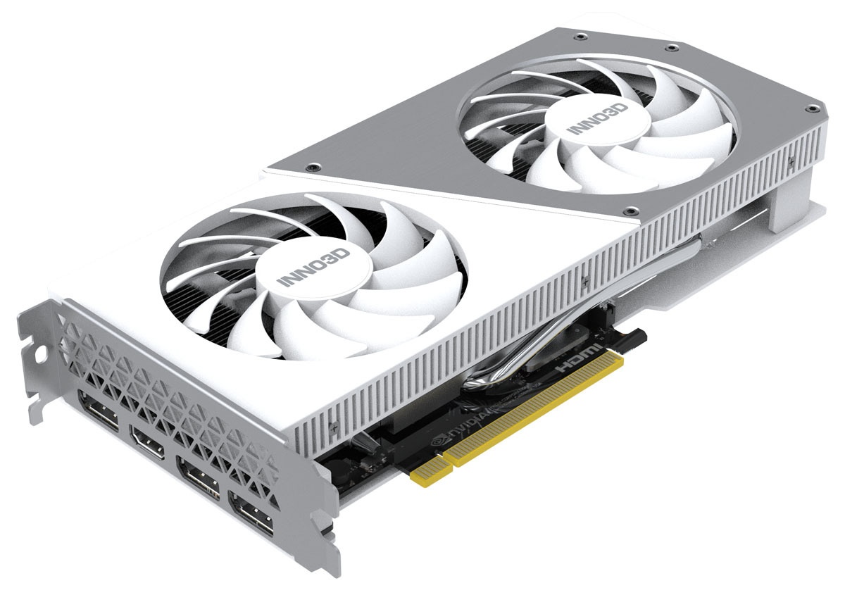 Bild von GeForce RTX 4060 Twin X2 OC White 8 GB GDDR6 N40602-08D6X-173051W