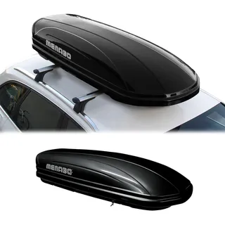 Menabo Dachbox Mania 400l kompatibel mit Auto Dachkoffer Gepäckbox Dachgepäckträger Autobox