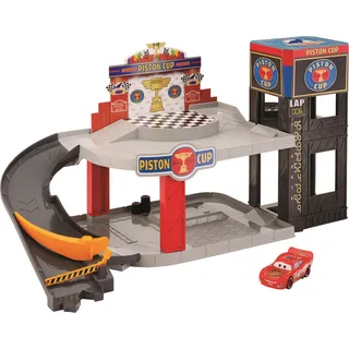 Disney Cars Piston Cup Rennbahn-Parkhaus