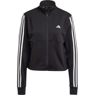 ADIDAS TR-ES 3S TJ Jacke Damen schwarz XL - Schwarz, Weiß
