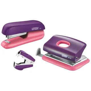 Rapid 5000372 Tacker Standard-Clinch Pink, Violett