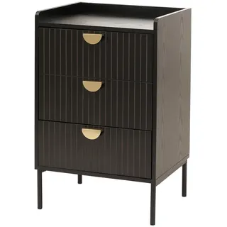 MCW Highboard 50 x 77 x 42 cm Schwarz