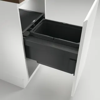 Cox Base 360 s/400-1, Abfallsammler für Frontauszüge, anthrazit, h 360 mm