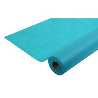 Pro Nappe Pronappe Tischdecke R782528I Einweg-Tischdecke aus Spunbond-Vlies Länge 25m Breite 1,20m (pro Rolle) Farbe Türkisblau Reißfestes, wasserabweisendes und abwischbares Material