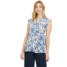 Bild von Damen Casual-Bluse mit Muster Light Blue-Blue,36