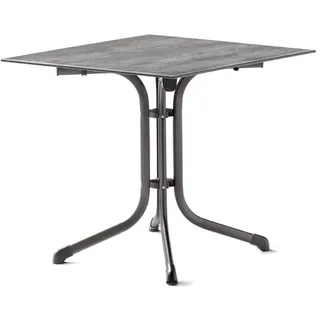 Sieger Boulevard Klapptische Stahlrohr/Polytec