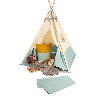 Pinolino Pinolino® Spielzelt »Tipi Yuma« mit Zeltstangen aus Holz, beige