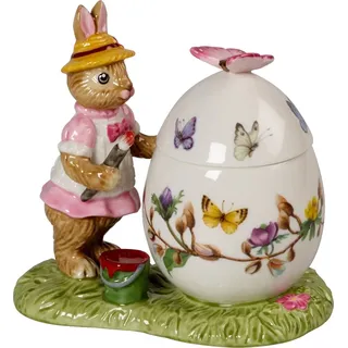Villeroy & Boch Osterei-Dose Hase Malt Rosa Porzellan 11x6,5x10 cm