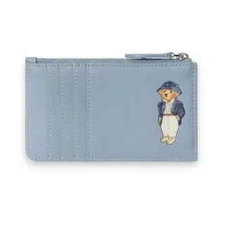 Polo Ralph Lauren für Damen. 427P17883001 Kartenetui Polo Bear blau (OSFA), Lässig, Leder