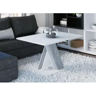 Couchtisch PEPAX MINI – weiß / Stein - Grau