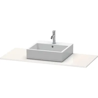 Duravit XSquare Konsole, 1 Ausschnitt, 800x16x550mm, XS060D03636, Farbe: Weiß Seidenmatt Lack