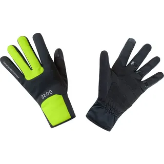 M Gore Windstopper Thermohandschuhe black/neon yellow XXL