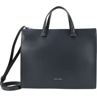 GERRY WEBER Handtasche Umhängetasche mit Laptopfach Principle Handbag LHZ Darkblue dunkelblau - Dunkelblau